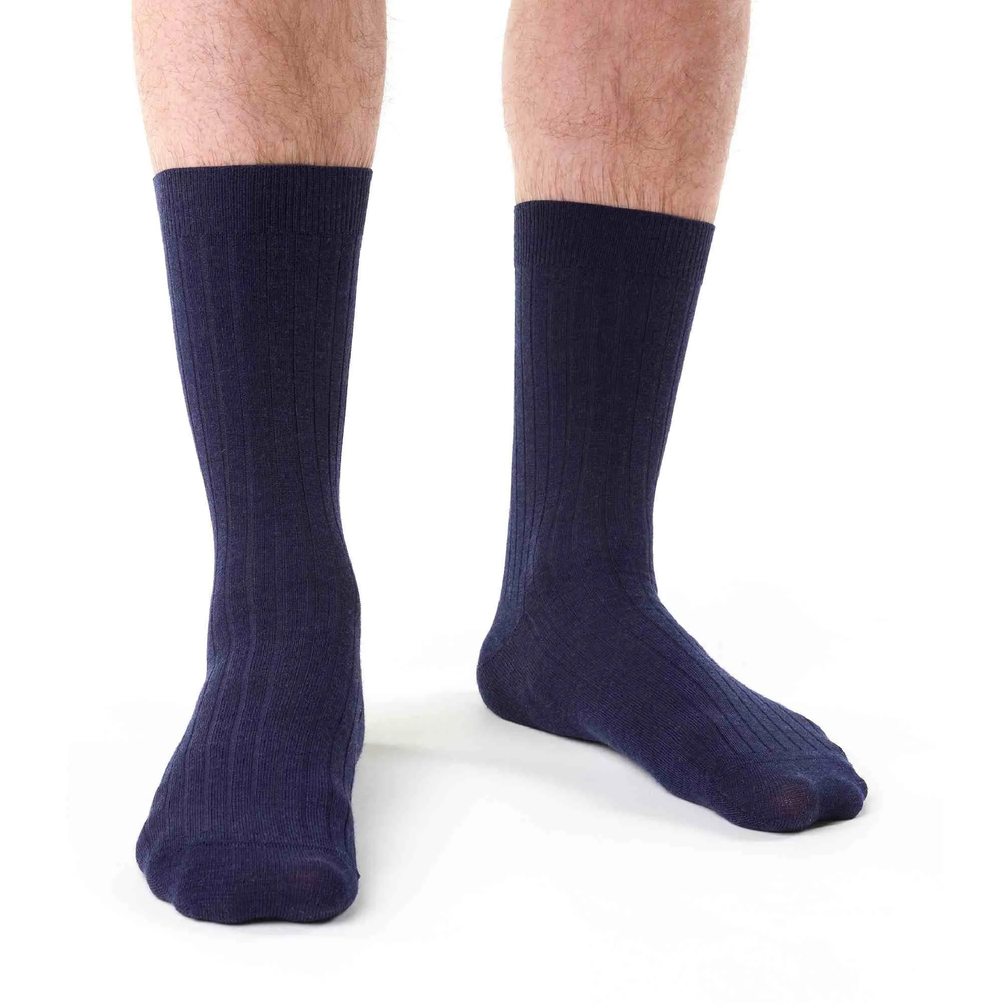 1 Pack Mens Non Elastic Merino Wool Socks