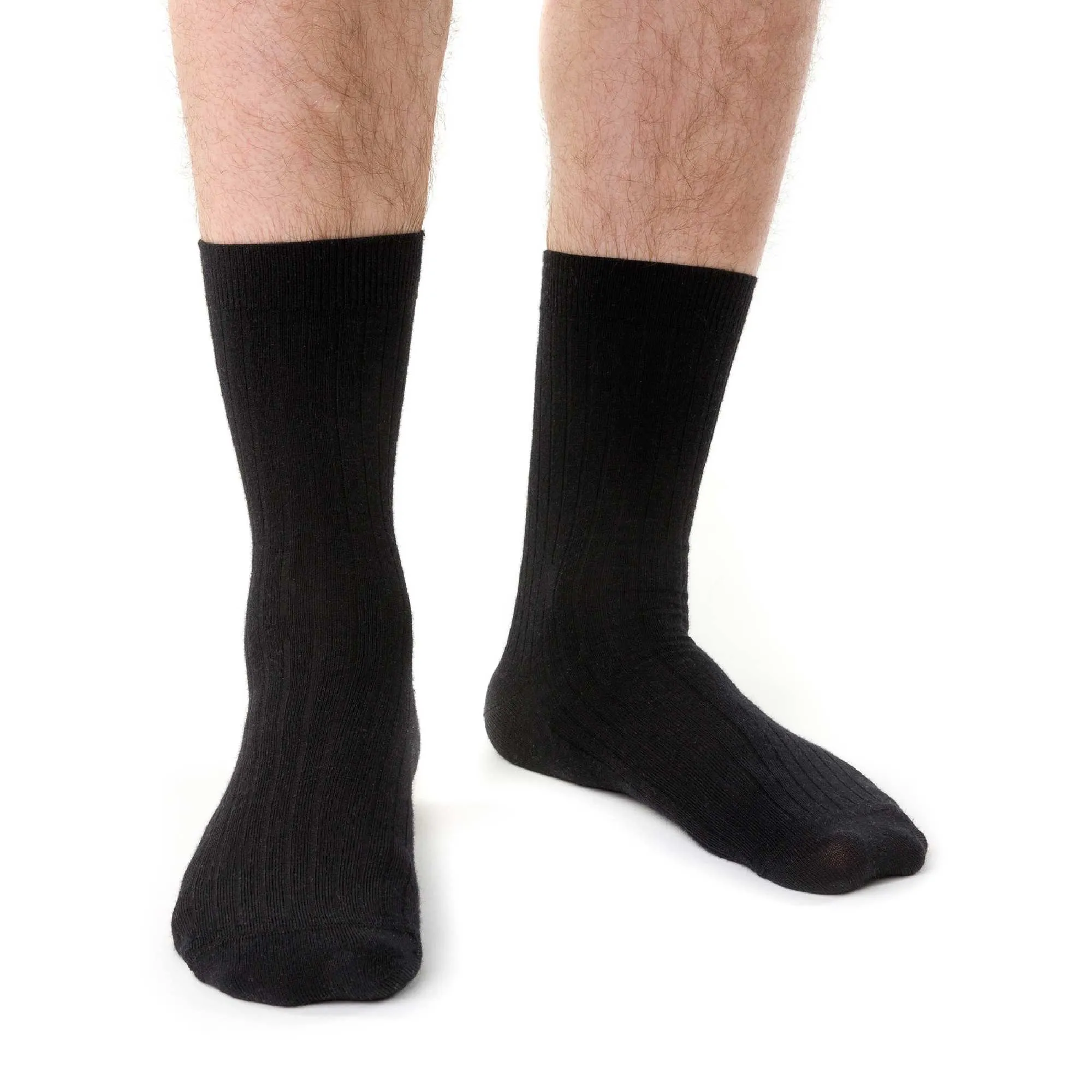 1 Pack Mens Non Elastic Merino Wool Socks