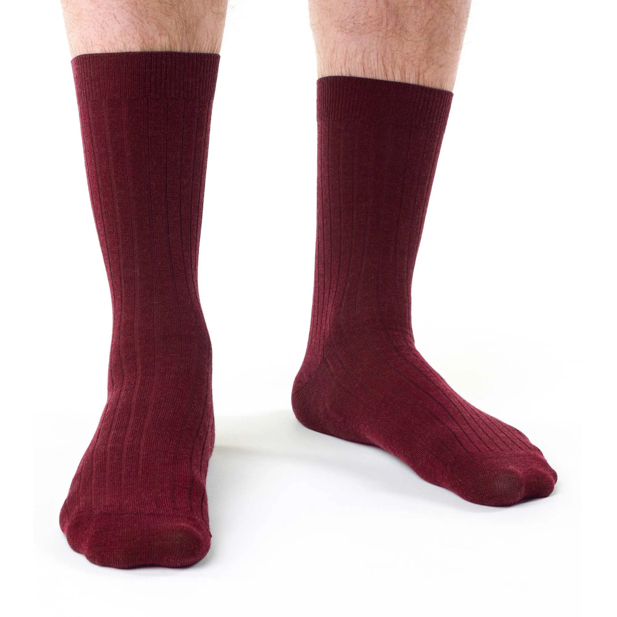 1 Pack Mens Non Elastic Merino Wool Socks