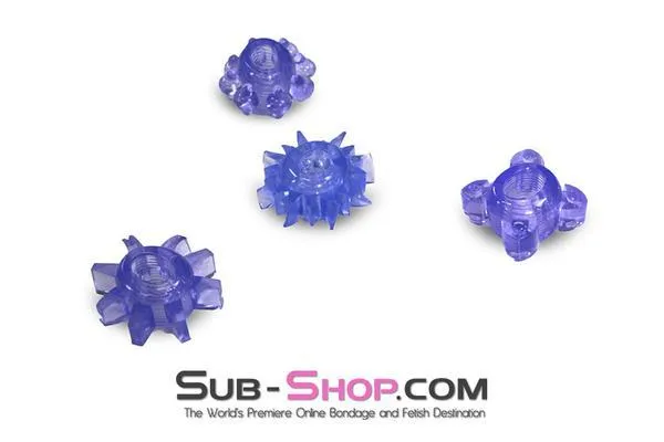 1555M      Assorted Colors and Styles Super Stretch French Tickler Cock Ring - MEGA Deal