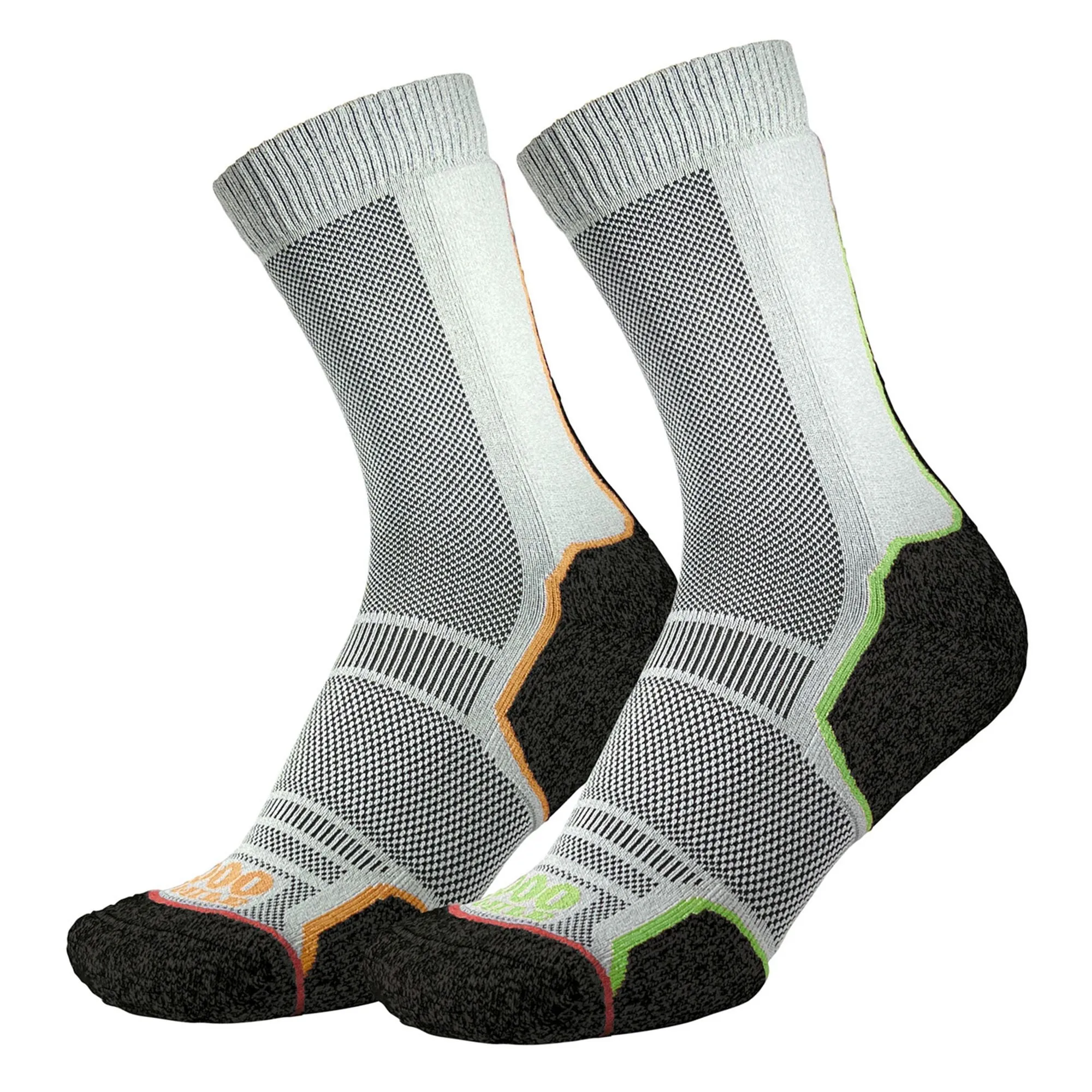 2 Pack Mens Trek Repreve Single Layer Socks