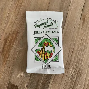 2 X VEGETARIAN TROPICAL JELLY CRYSTALS 85G