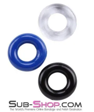 2379AC       Stay Hard Jelly Cock Ring, Set of 3 - MEGA Deal