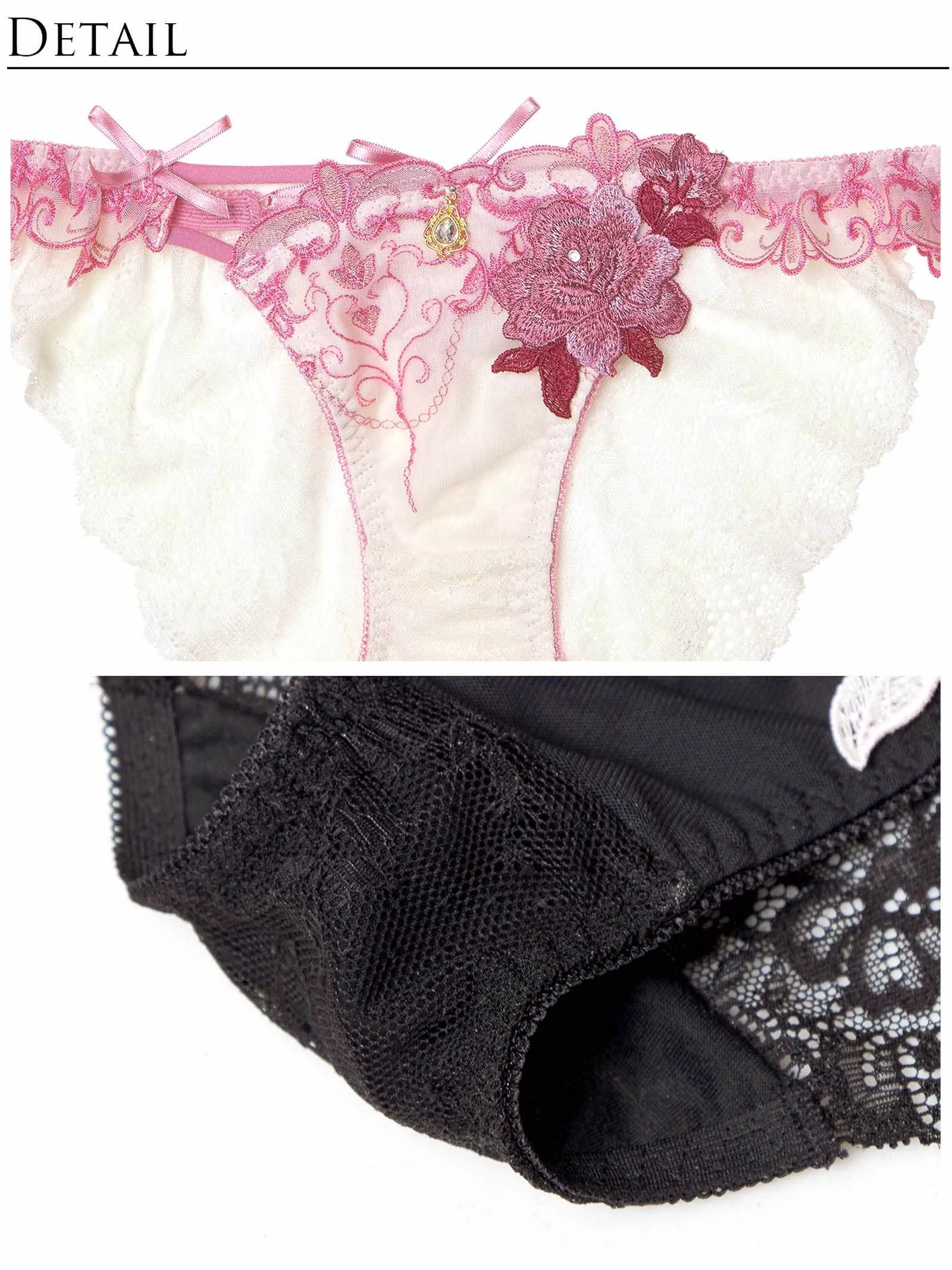4/23新作!【明日花キララプロデュース/WhipBunny】Luxury Rose Heart Shorts/T-back ラグジュアリーローズハートショーツ/Tバック