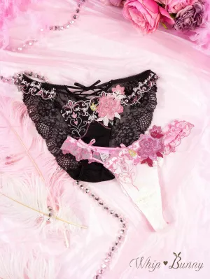 4/23新作!【明日花キララプロデュース/WhipBunny】Luxury Rose Heart Shorts/T-back ラグジュアリーローズハートショーツ/Tバック