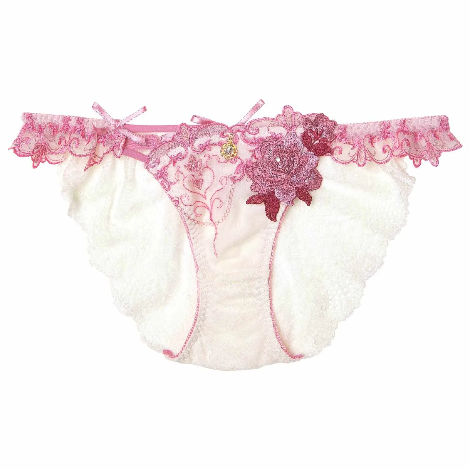4/23新作!【明日花キララプロデュース/WhipBunny】Luxury Rose Heart Shorts/T-back ラグジュアリーローズハートショーツ/Tバック