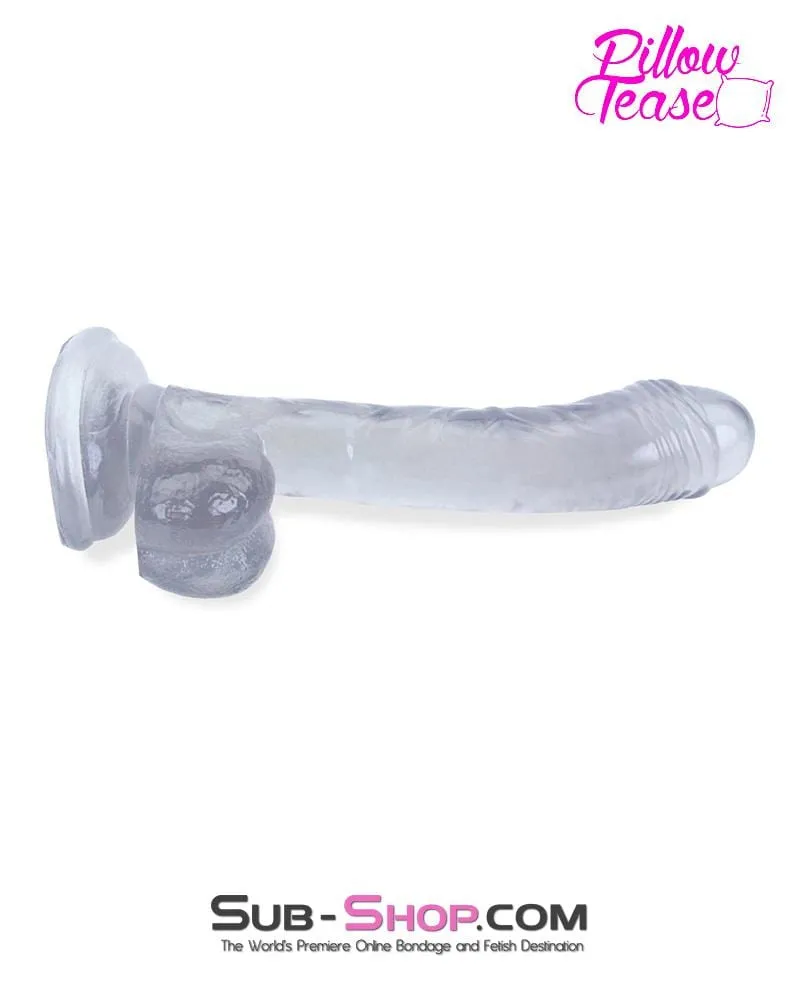 7271M      G-Spot Tickler Suction Cup Jelly Dildo
