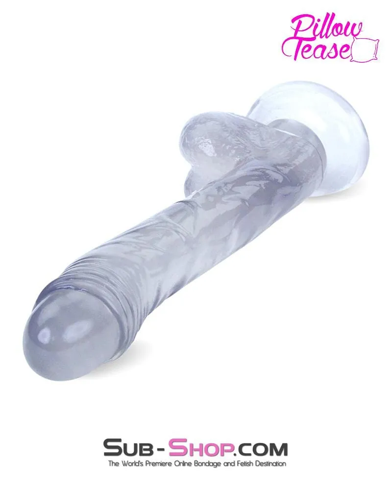 7271M      G-Spot Tickler Suction Cup Jelly Dildo