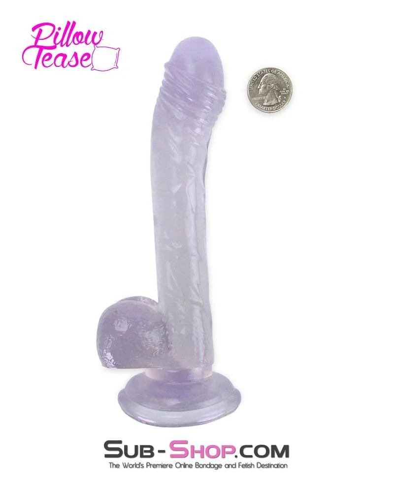 7271M      G-Spot Tickler Suction Cup Jelly Dildo