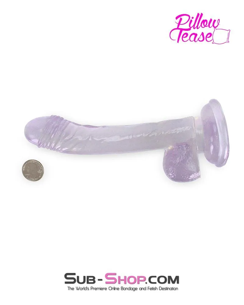 7271M      G-Spot Tickler Suction Cup Jelly Dildo