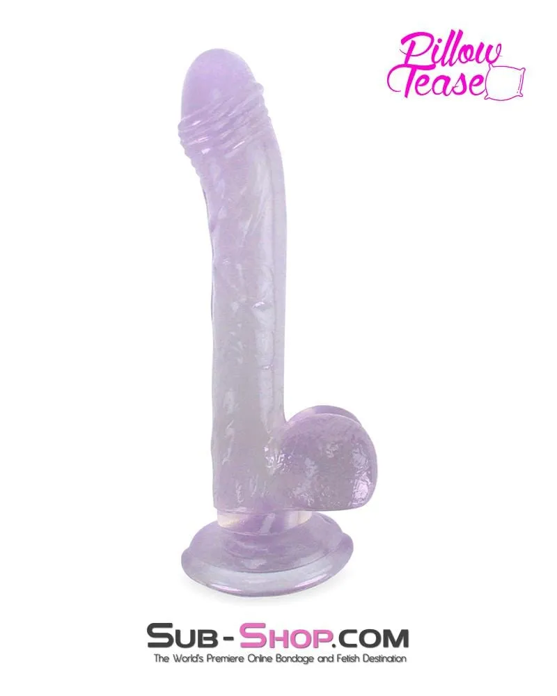 7271M      G-Spot Tickler Suction Cup Jelly Dildo
