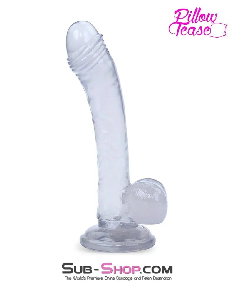 7271M      G-Spot Tickler Suction Cup Jelly Dildo