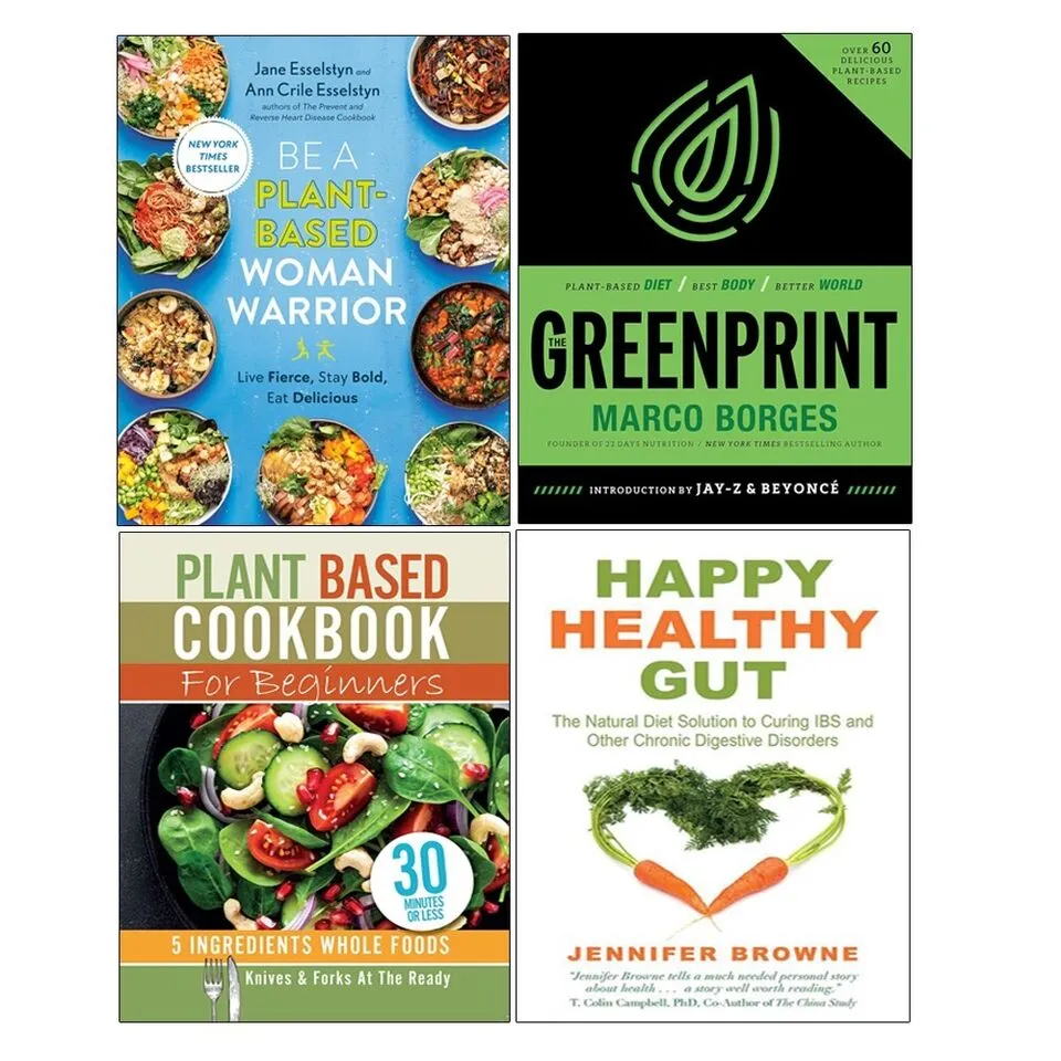 A Plant-Based Woman Warrior, Greenprint, Plant Based 4 Books Set