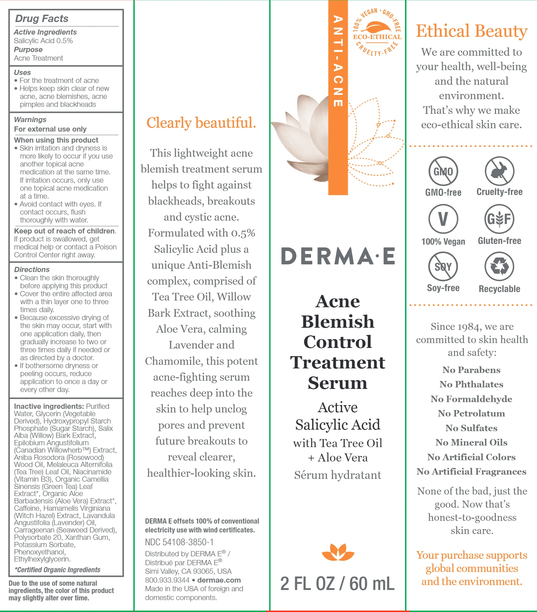 Acne Blemish Control Treatment Serum