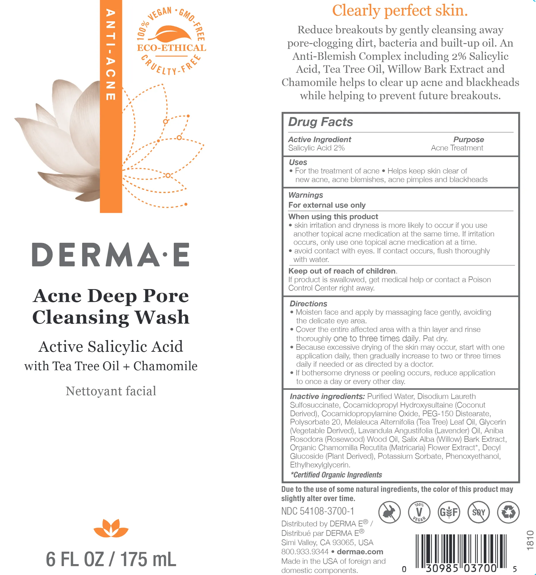 Acne Deep Pore Cleansing Wash