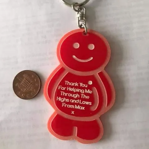 Acrylic Jelly Baby Teacher Gift