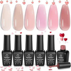 Aesthetic Nude | 6 Colors Gel Polish Set
