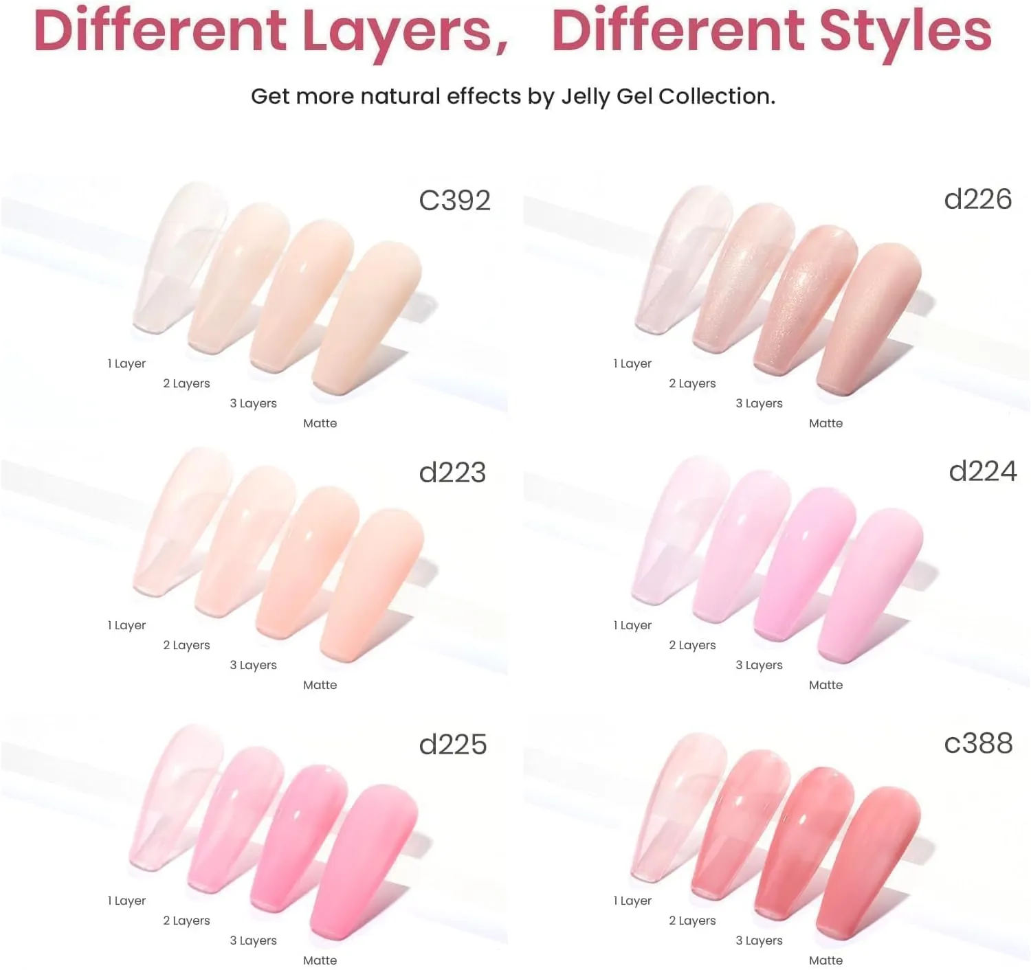 Aesthetic Nude | 6 Colors Gel Polish Set