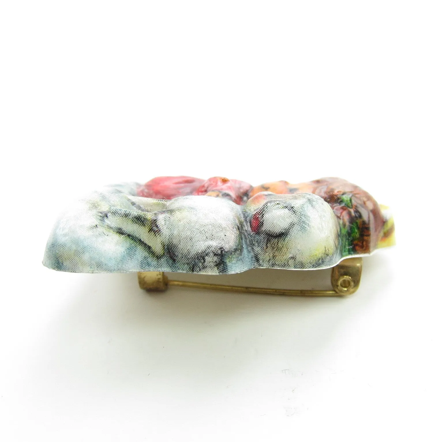 Angel with Lamb Pin Vintage 1976 Hallmark Charmers
