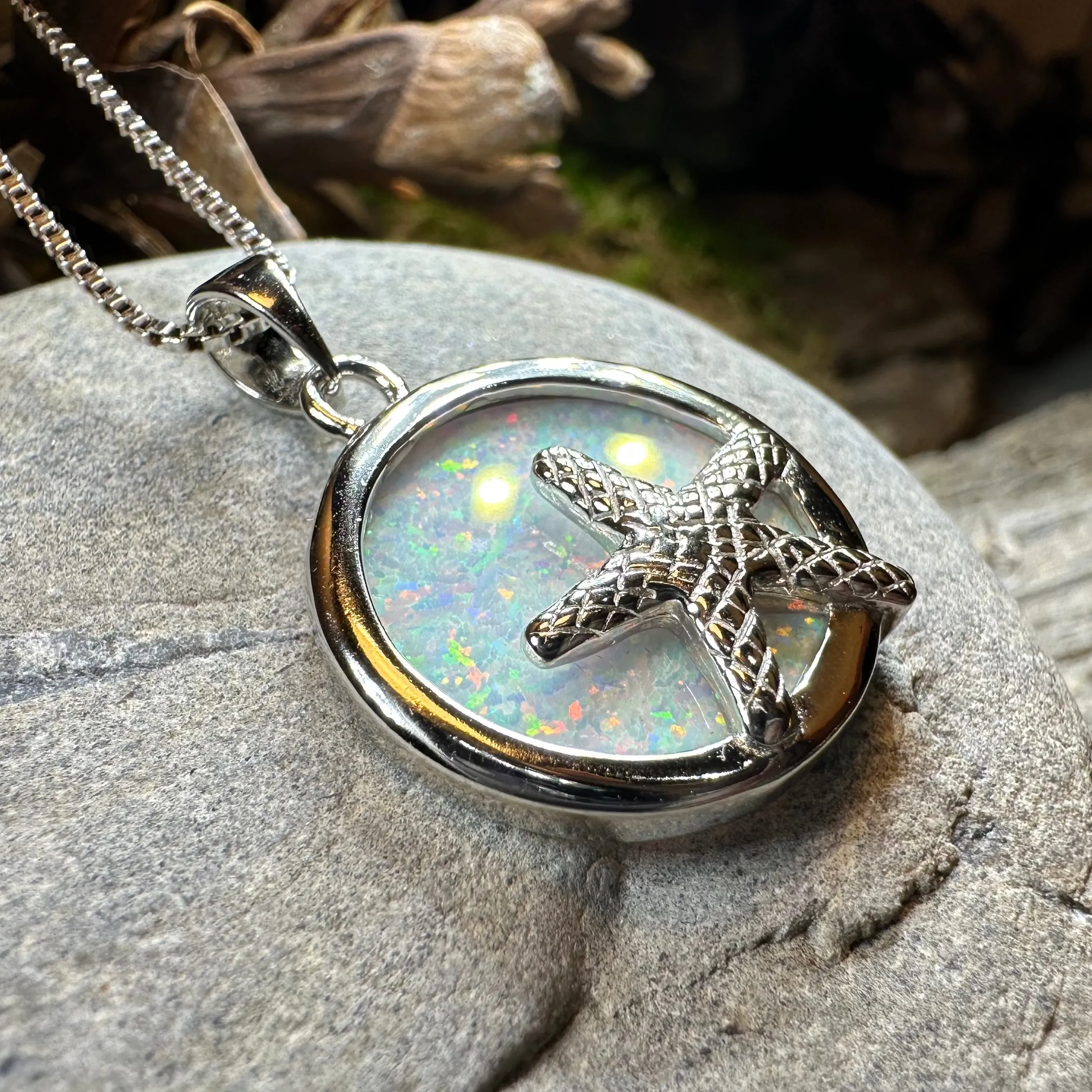 Ariel Starfish Opal Necklace