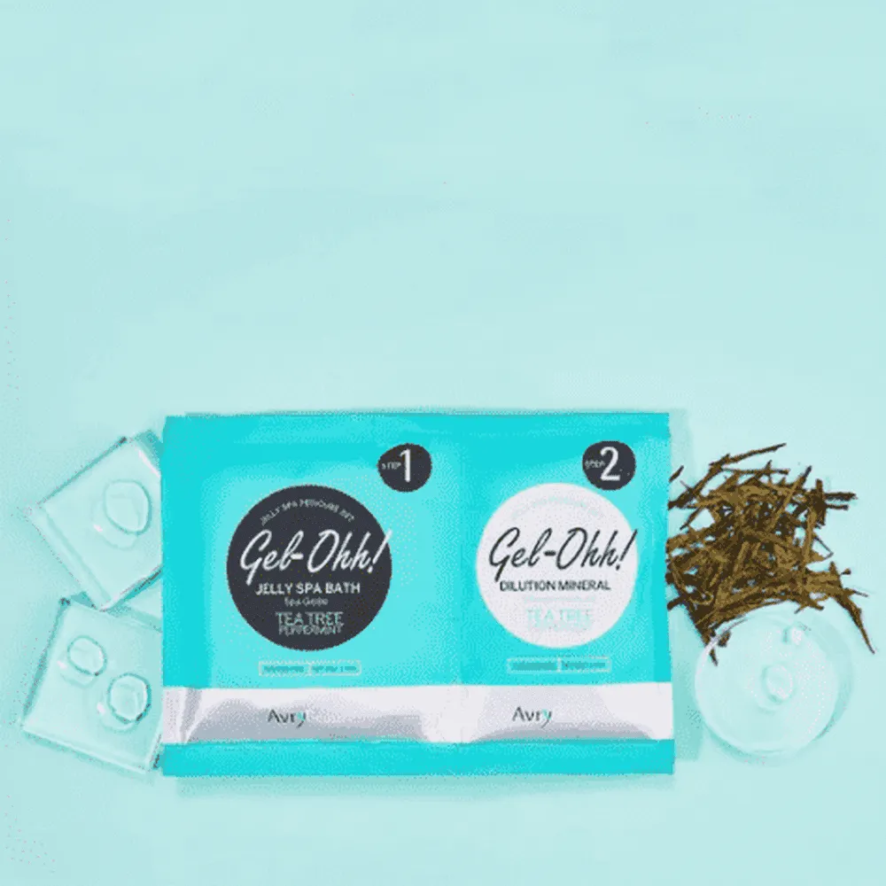 Avry Beauty Gel-Ohh Jelly Spa Pedi Bath - Tea Tree & Peppermint