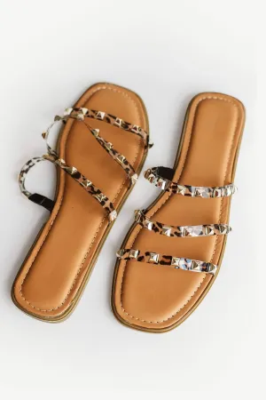 Babalu | Clear Leopard Jelly Sandal