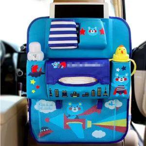 Backseat Organizer for Kids Colorful Hanging Car Storage
