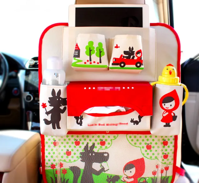 Backseat Organizer for Kids Colorful Hanging Car Storage