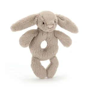 Bashful Bunny Ring Rattle - Assorted Colors