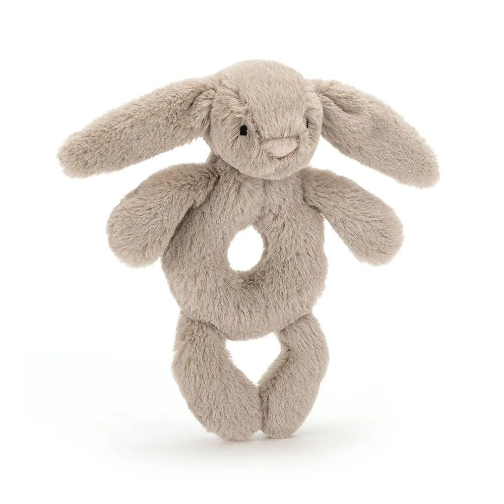 Bashful Bunny Ring Rattle - Assorted Colors