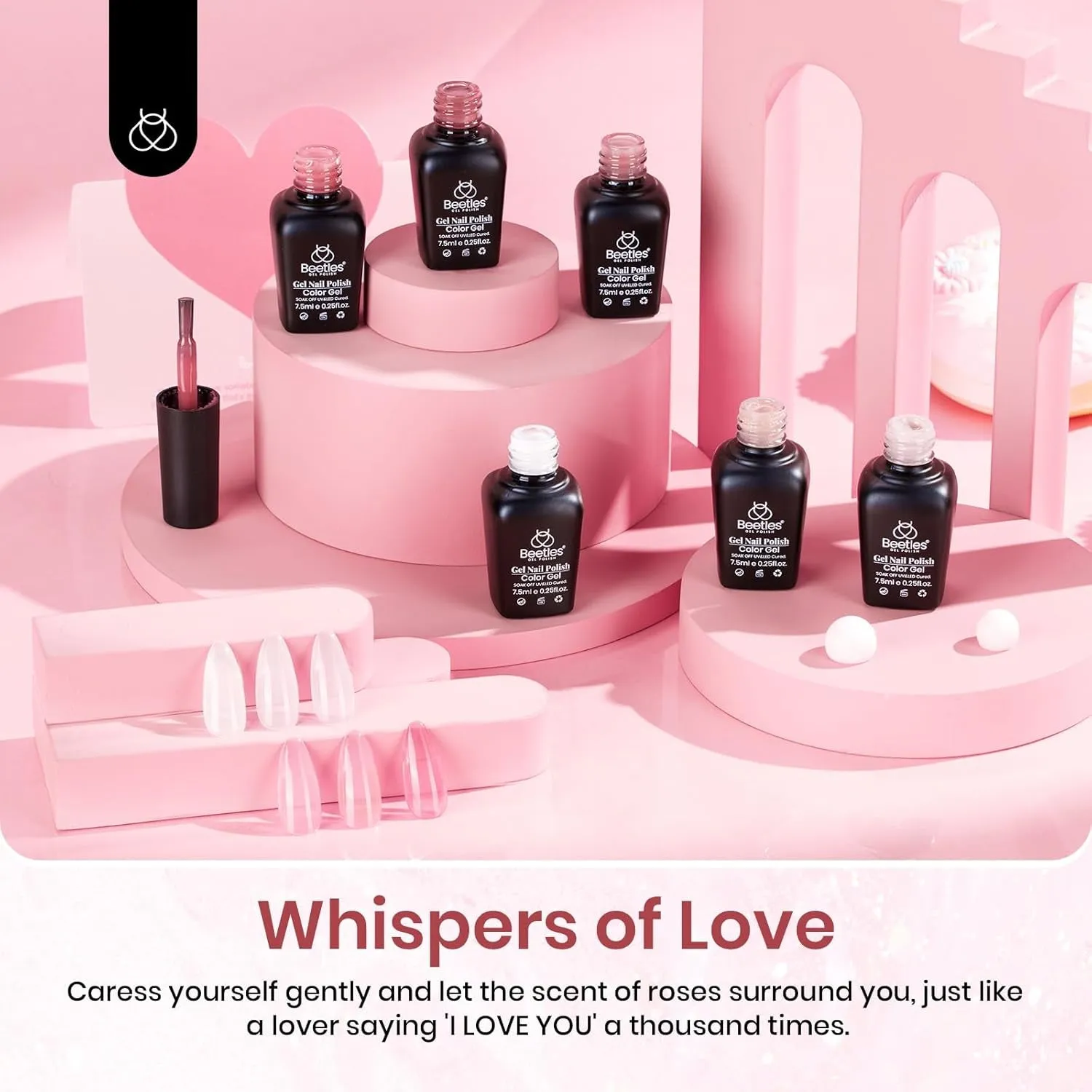 Beetles Jelly Gel Nail Polish Set 6 Colors Neutral Sheer Milky White Nude Pink Gel Polish Kit Translucent Soak off Uv Nail Gel Diy Manicure 2024 New Nail Trend Gifts for Girls Women