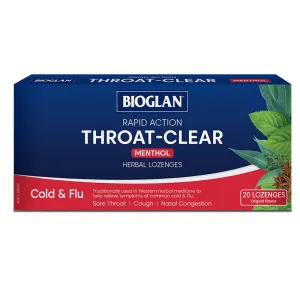 Bioglan Throat Clear Original 20 Lozenges
