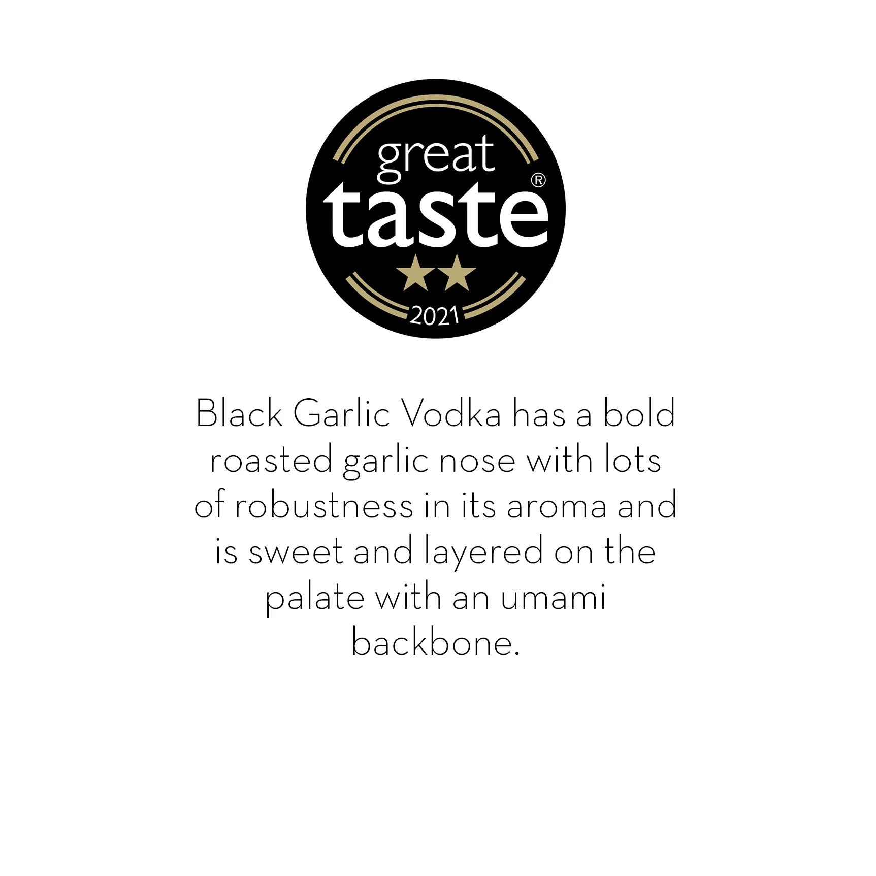 Black Garlic Vodka - 50cl