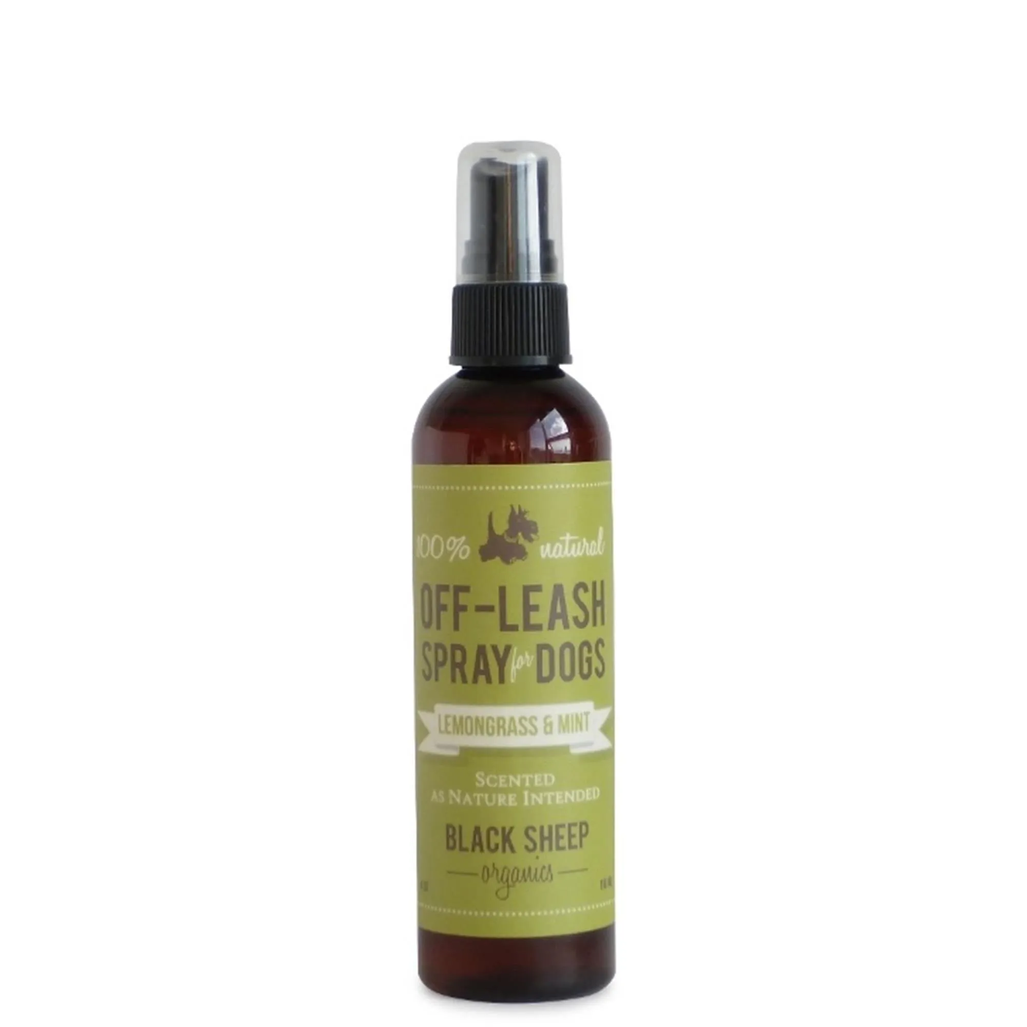 Black Sheep Organics Lemongrass & Mint Organic Off-Leash Spray (4oz bottle)
