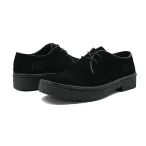 British Walkers Playboy Classic Low Cut Men's Black Suede Oxfords Ankle Boots