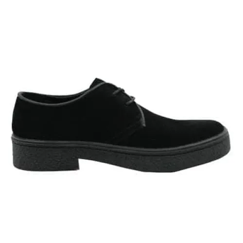 British Walkers Playboy Classic Low Cut Men's Black Suede Oxfords Ankle Boots
