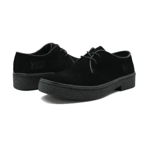 British Walkers Playboy Classic Low Cut Men's Black Suede Oxfords Ankle Boots
