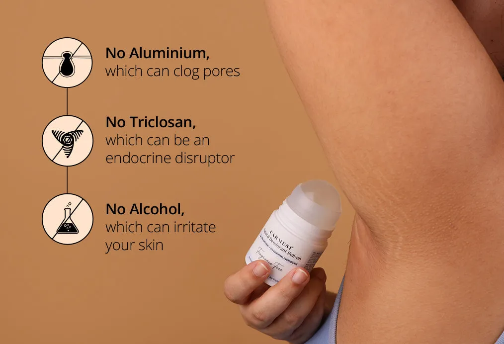 Carmesi Natural Deodorant Roll-on