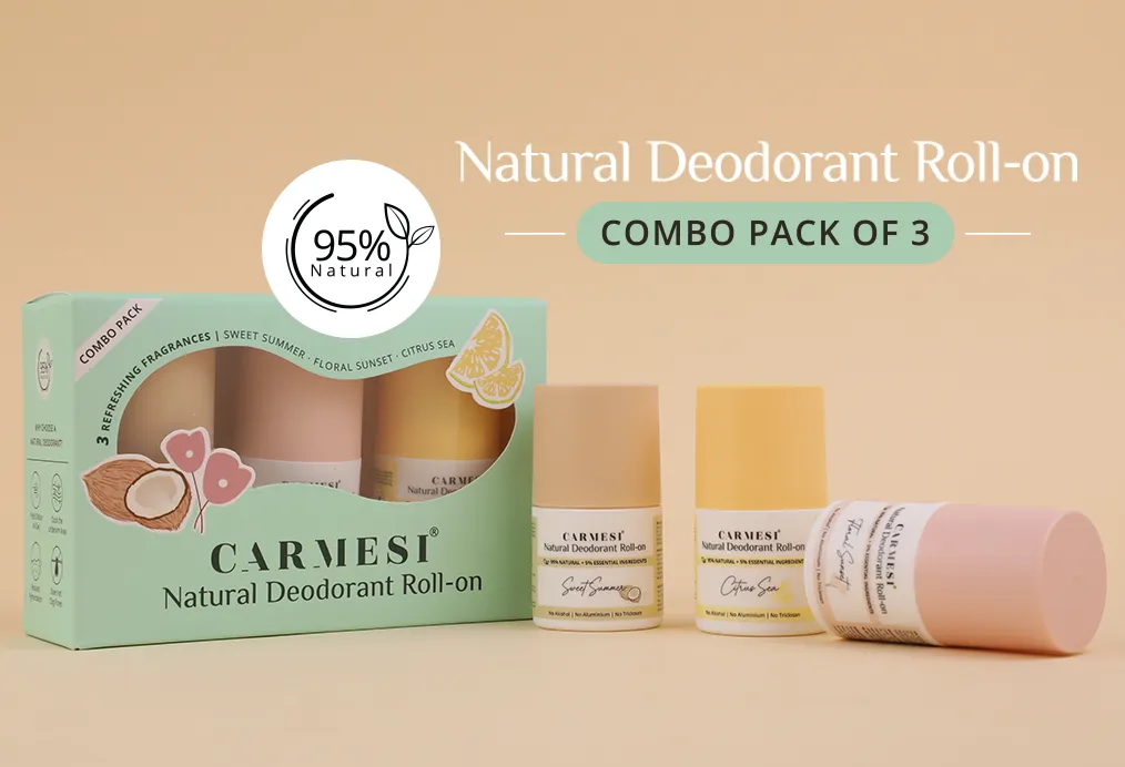 Carmesi Natural Deodorant Roll-on
