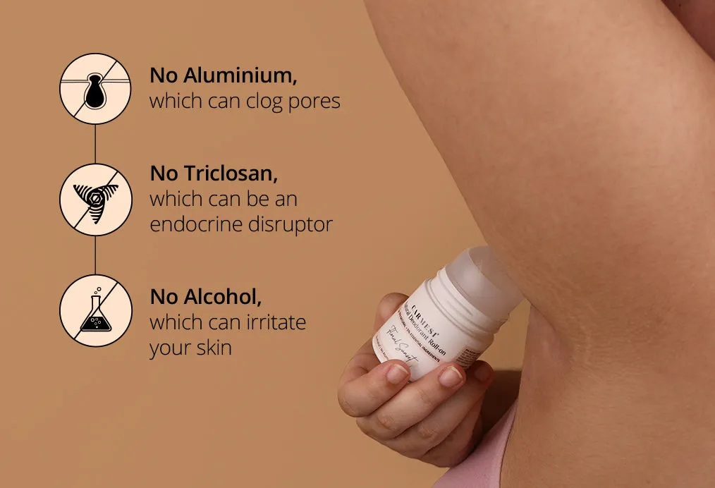 Carmesi Natural Deodorant Roll-on