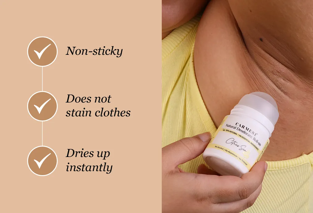 Carmesi Natural Deodorant Roll-on