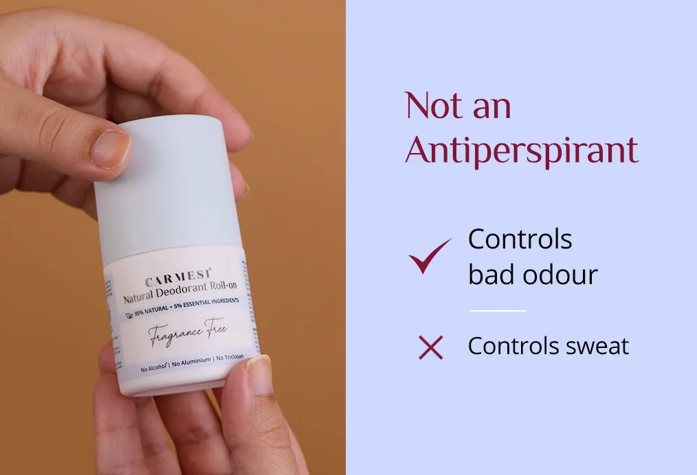 Carmesi Natural Deodorant Roll-on