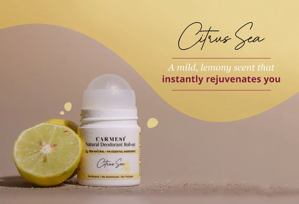 Carmesi Natural Deodorant Roll-on