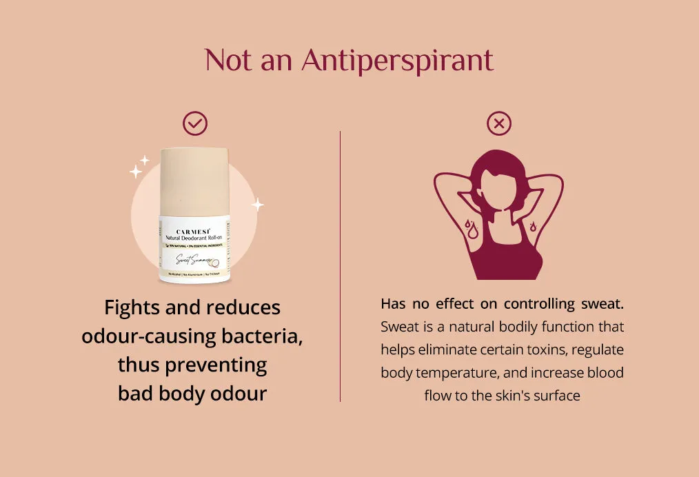 Carmesi Natural Deodorant Roll-on