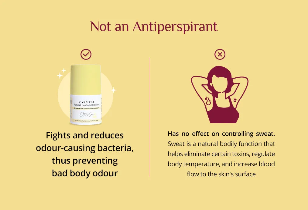 Carmesi Natural Deodorant Roll-on