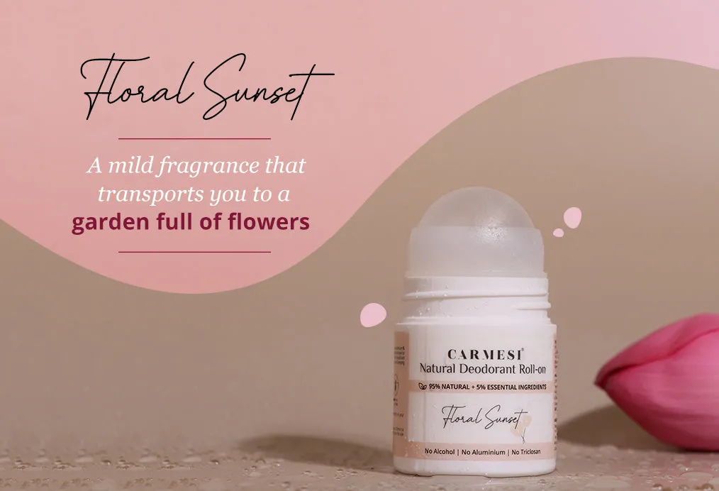 Carmesi Natural Deodorant Roll-on