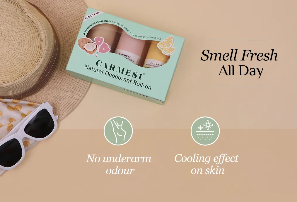 Carmesi Natural Deodorant Roll-on