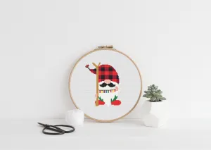 Christmas Gnome Cross Stitch Pattern #615