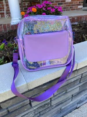 Clear Flowers Bag