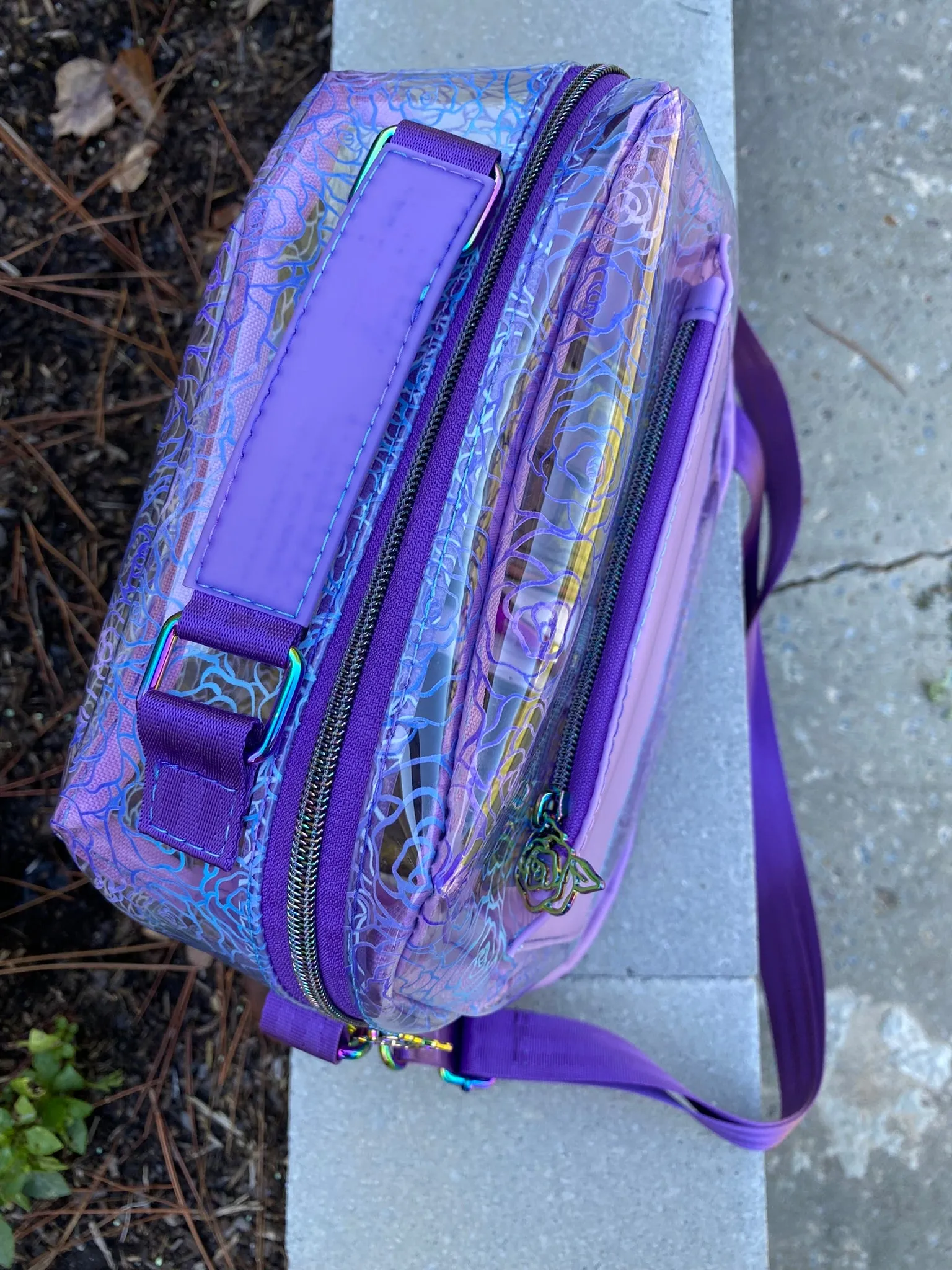 Clear Flowers Bag